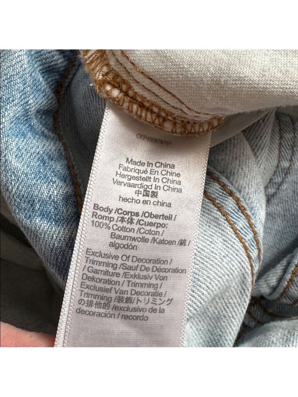 Madewell The Perfect Vintage Jean Light Wash Size 27 - Picture 7 of 7